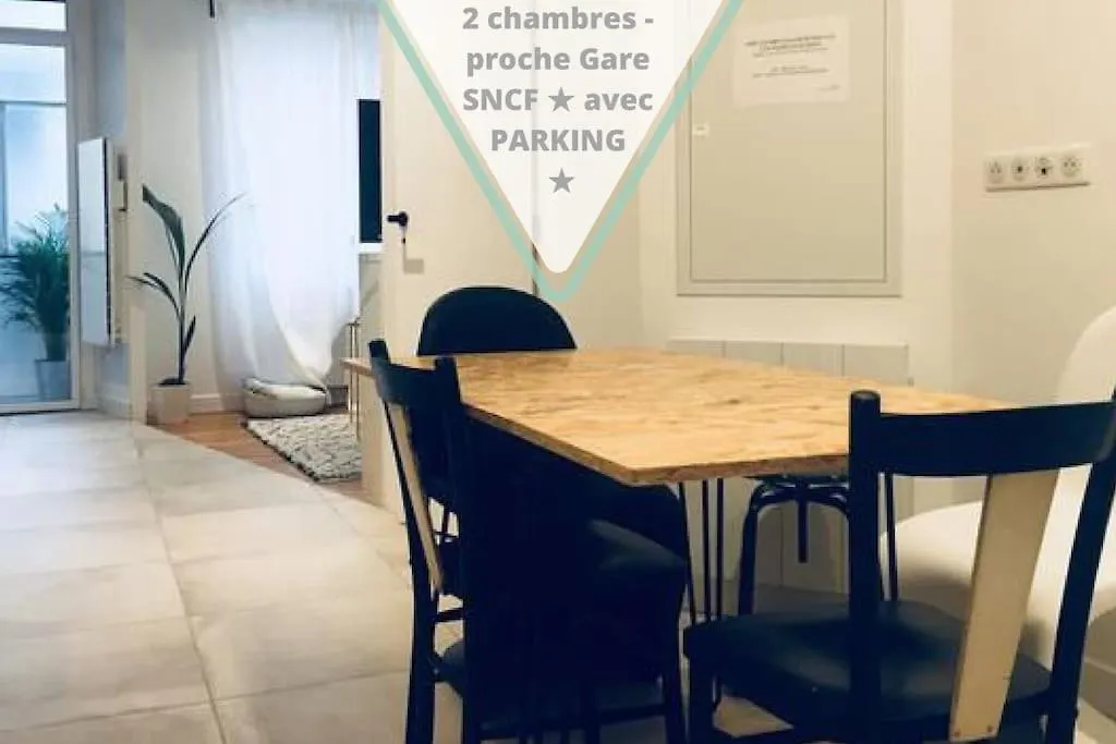 2 Chambres - Proche Gare Sncf Avec Parking Toulouse France