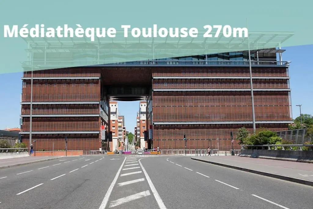 2 Chambres - Proche Gare Sncf Avec Parking Toulouse