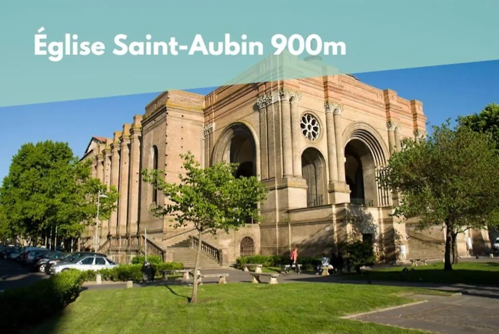 2 Chambres - Proche Gare Sncf Avec Parking Toulouse 0*,  France